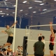 Eric Finkelstein playing volleyball