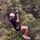 Amanda Kalan ziplining